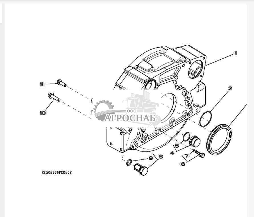 1454 Корпус маховика 